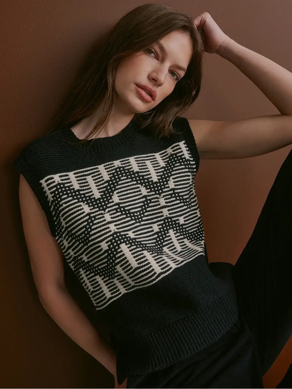 Varley Oline Fairisle Vest